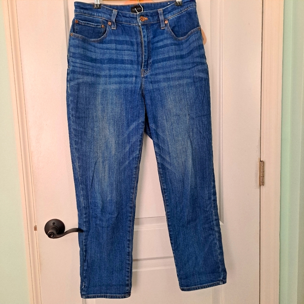 Talbots Modern Ankle Jean Size 6 Medium Wash